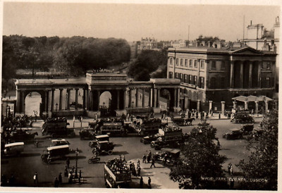 Hyde Park Corner London UK Vintage Postcard