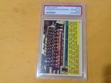 1956 Topps #61 SP PSA 8 OC NM-MT WASHINGTON REDSKINS TEAM CARD Short Print