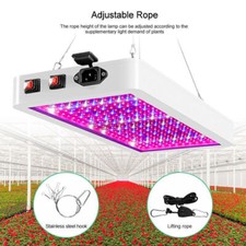 Lampe de culture LED 3000 W à spectre complet pour plantes d'intérieur, hydropon