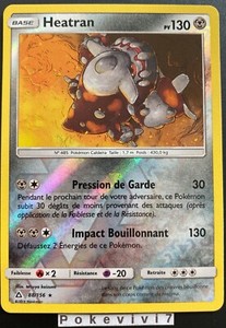 Carte Pokemon Heatran 156 Holo Reverse Soleil Et Lune 5 Sl5 Fr Neuf Ebay