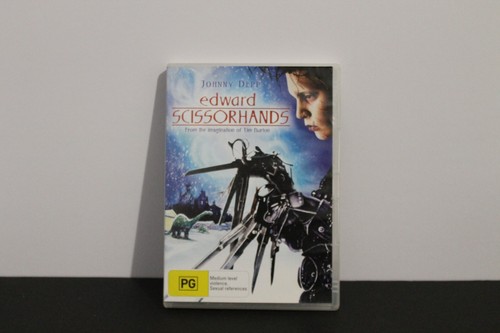 Edward Scissorhands (1990) DVD Region 4 GC Johnny Depp Free Postage