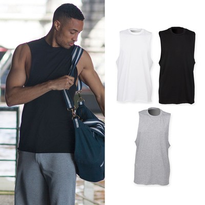 high neck gym vest