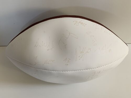 Indianapolis Colts Peyton Manning Team Signed Autograph Wilson Football - Picture 2 of 5