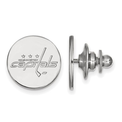 Sterling Silver NHL Washington Capitals Lapel / Tie Pin