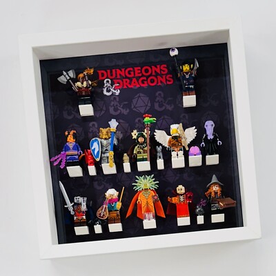 Displayrahmen für LEGO  71047 Dungeons and Dragons Minifiguren 27cm Koffer