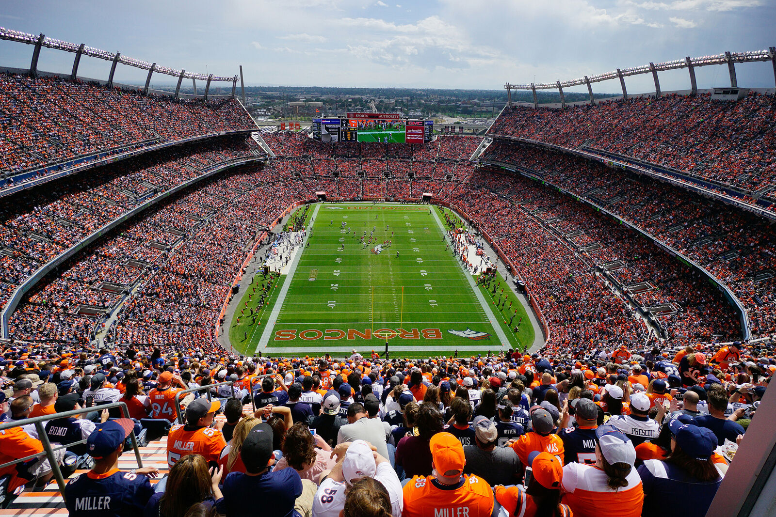 Denver Bronco Seating Chart View