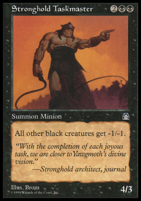 Magic the Gathering MTG Stronghold Taskmaster (72) Stronghold NM