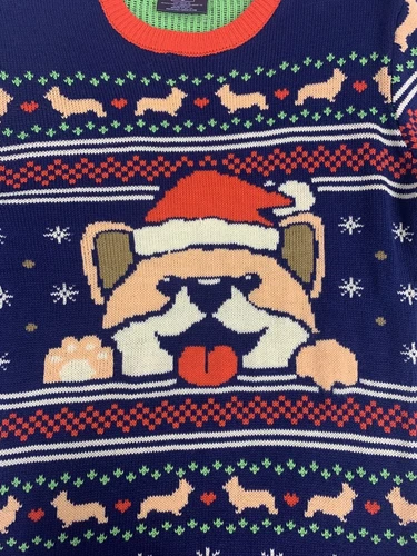 Geeknet Corgi Dog Holiday Ugly Sweater