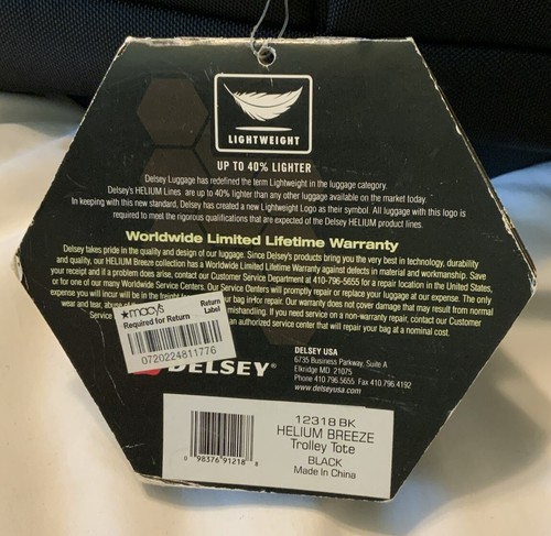 Delsey Helium Breeze Trolley Tote, New - Picture 21 of 24