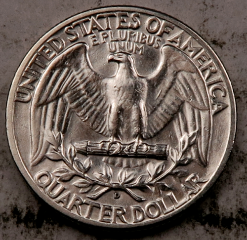 1936 - D Washington Quarter - Auswahl fast Stempelglanz vz - 90% Silber - Bild 2 von 2