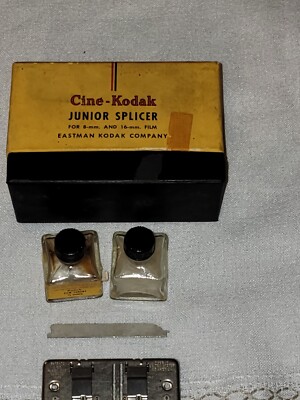 Cine-KODAK Vintage Junior Splicer Original Box for 8mm & 16mm Film 