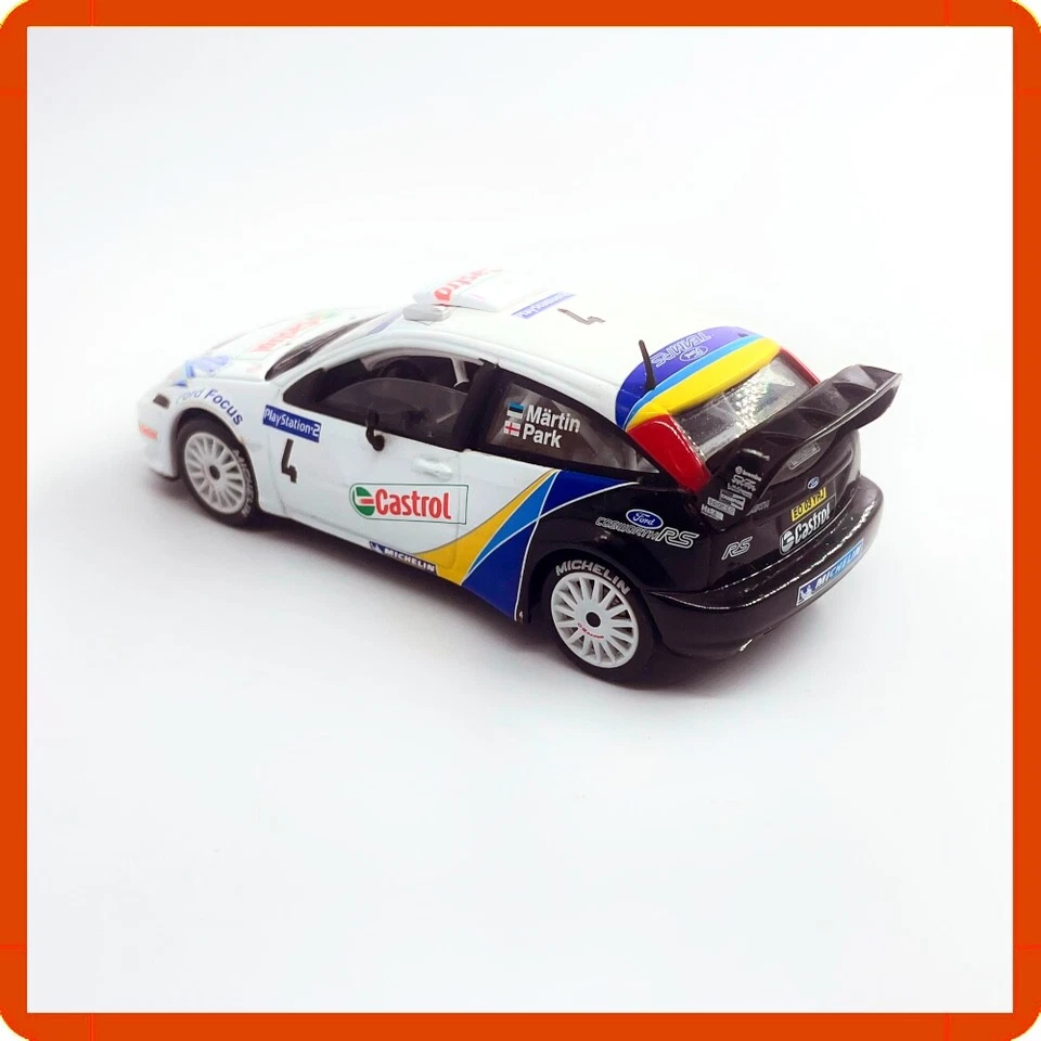 Modellino auto scala 1:43 die cast Ford Focus Wrc Solido modellismo statico - Immagine 2 di 4