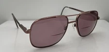Vintage Clearvision Big Man Bronze Pilot Metal Sunglasses Korea FRAMES ONLY
