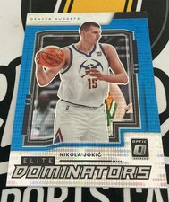 2021-22 Donruss Optic NIKOLA JOKIC Elite Dominators Blue Pulsar #15 MINT