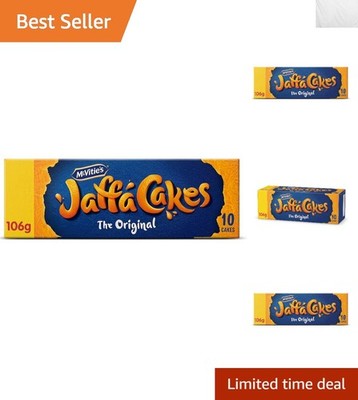 McVities Jaffa Cakes - Vegetarian Chocolate Cakes with Zingy Orange Flavor