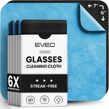 Glasses Cleaning Cloth - 6 Pack Lens Cleaning Cloth Glasses Cleaner - Micro...