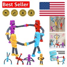 Suction Cup Robot Toy Set   Stimulating Sensory Toy for Kids 3-7 Ages