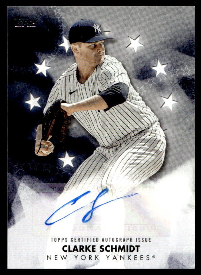 2024 Topps Baseball Stars Autographs Clarke Schmidt #BSA-CSC Auto