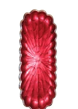 Julia Knight Pomegranate 14" Enamel Oval Serving Tray