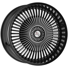 Cavallo Clv-41 18x8 5x4.55x120 35mm Blackmachined Wheel Rim 18 Inch