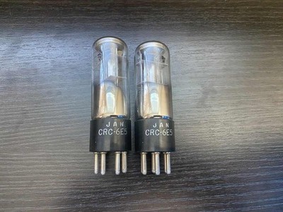 Pair of 50s NOS RCA 6E5 / VT-215 Magic Eye Tuning Indicator Tubes, TV-7 Tested
