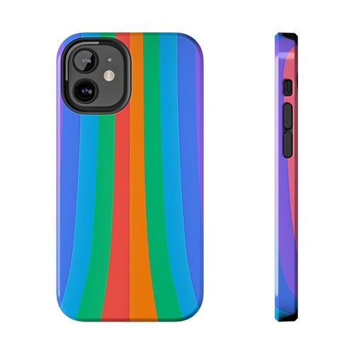 Hippie Rainbow Style Lines Tough Phone Case | Aesthetic - 第 58/108 張圖片