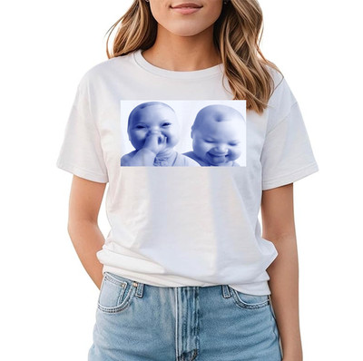 Funny AI Baby Gen Z Meme Viral Giggling AI Laughing T-Shirt