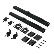 2PCS Barn Door Soft Close Mechanism, 70-160 Lbs, Hole-Free, Spring Buffer