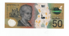 2018 $50.00 NOTE (AUNC) - LOWE / FRASER AUSTRALIAN BANKNOTE * FIRST PREFIX *