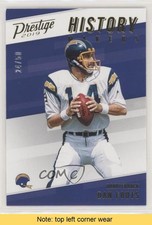 2019 Prestige History Makers Xtra Points Gold 24/50 Dan Fouts HOF READ g6p