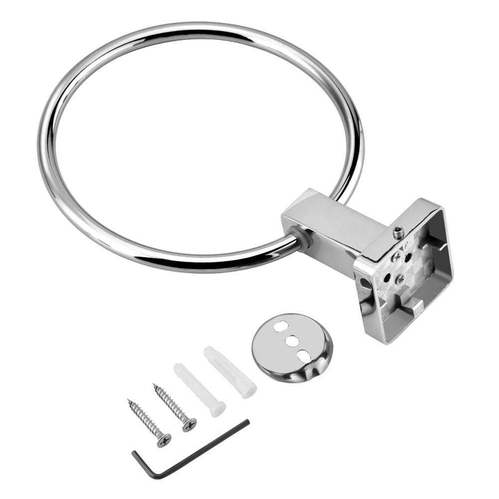 Elegant Stainless Steel Towel Ring Wall Mounted For Bathroom