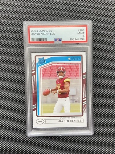 2024 Donruss - Jayden Daniels #389 Rookie RC PSA 9 Washington Commanders