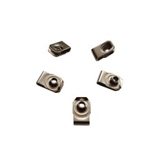 30-Pack M5 Stainless Steel U-Style Clip-On Nut for Panel Fastening U-Type