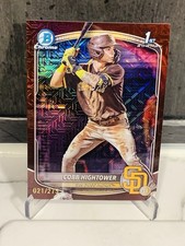 2025 Bowman - Chrome Cobb Hightower #BCP-104 Burgundy Mojo Refractor /275 (1st)