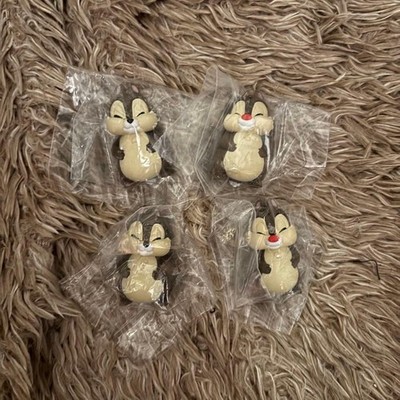 Gacha Kapsel Spielzeug Disney Chip und Dale Maskottchen Essen zu viel Set