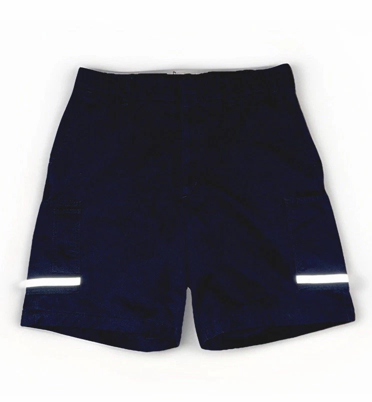 FedEx Workwear Utility Cargo Shorts Purple NWT 36R-095 Reflective Trim