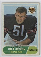 1968 Topps Dick Butkus #127 HOF 0p1n