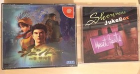 [With Obi & Postcard] Shenmue & D Dining Table 2 Set Dreamcast