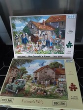 2 hop big 500 piece  jigsaws   both complete