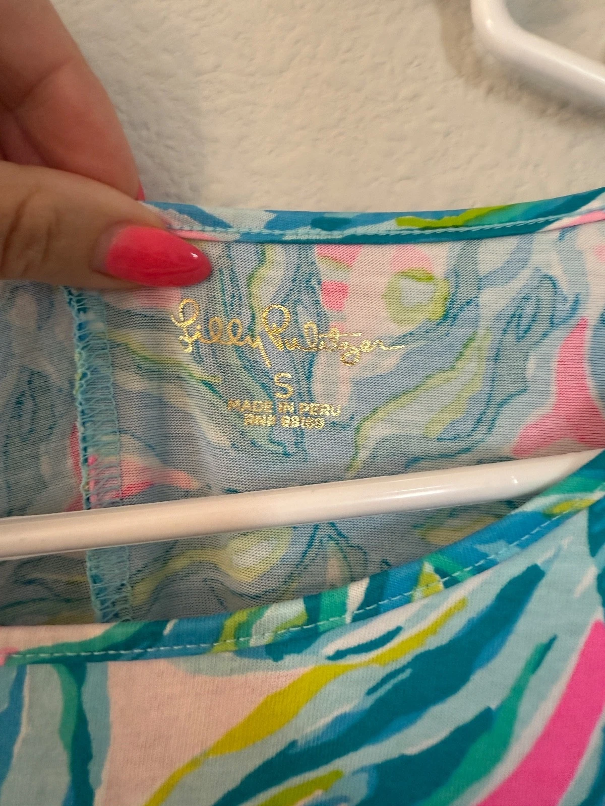 Abito Lilly Pulitzer Marlowe Elasticizzato San Valentino Rosa Conchiglia Mini Donna Taglia S