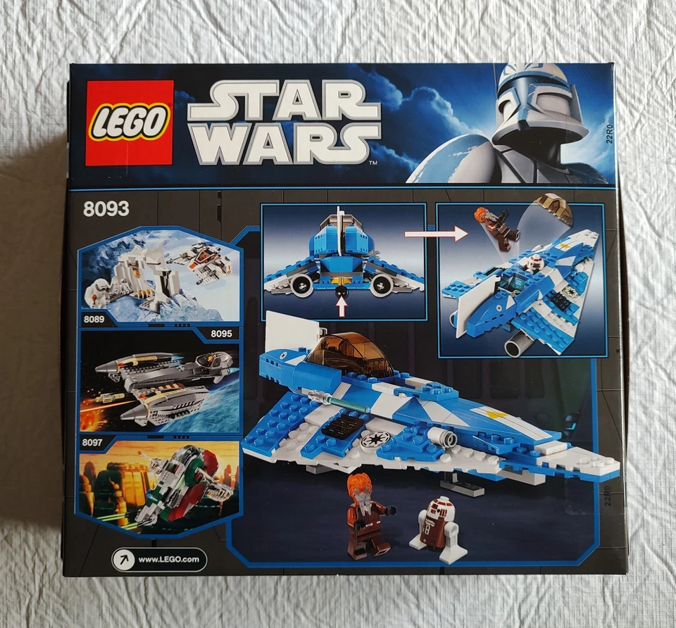 NEW Lego STAR WARS 8093 Plo Koon's Jedi Starfighter. MISB. Astromech Droid, R7-D - Image 2 of 4