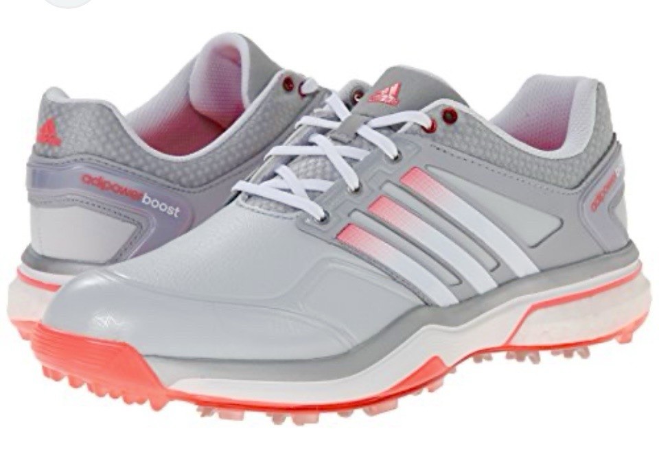 Womens 9.5 Spike-less White Pink Q46608