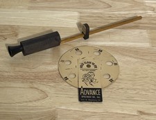 Antique Optometry Self-Test Optical Co Chicago Ill + Advance Spectacle Eye Test
