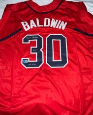 Drake Baldwin Braves Auto Signed Custom Jersey Beckett Hologram Red 2025 NL ROY