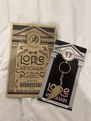 Fairyloot Lore Alexandra Bracken Keychain Illumicrate Bookish Box Litjoy