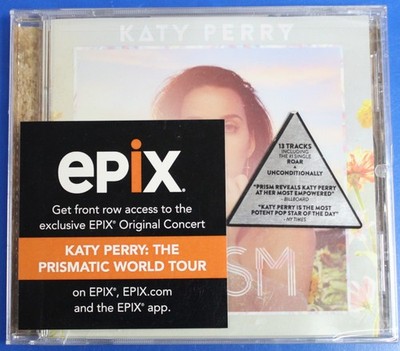 Sealed New RARE Promo Prism by Katy Perry (CD, 2013) W/ EPIX Hype Sticker!