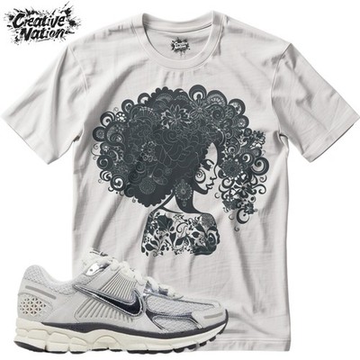 Shirt To Match Zoom Vomero 5 Photon Dust Metallic Silver Unisex Tee Afro Shirt