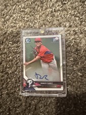 2018 Bowman Chrome - Prospect Autographs Ranger Suarez #CPA-RS (AU, RC)