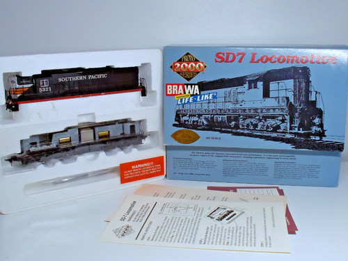 BRAWA Proto 2000 Spur H0 8228 Diesellok Southern Pacific SD7 fahrbereit in OVP | Zustand: Gebraucht