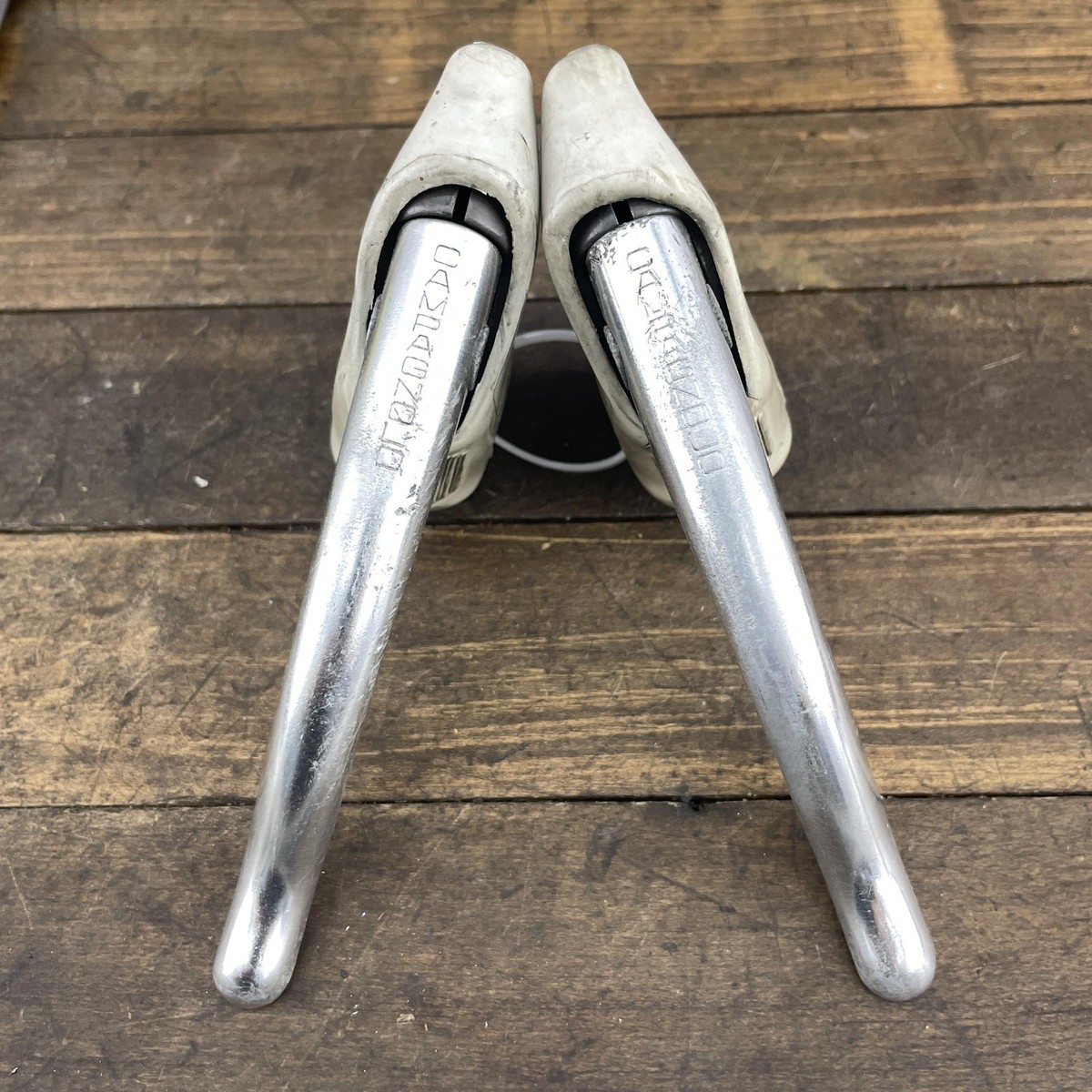 Vintage Campagnolo Brake Levers Pair Road Bike Hoods Italy Classic Alloy  235g